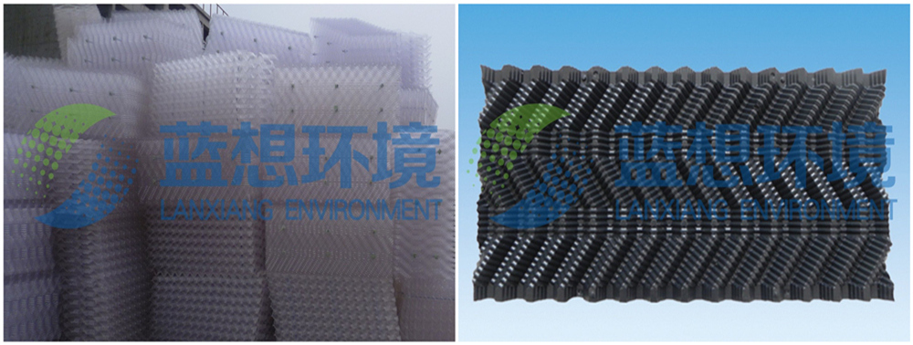 藍想S波淋水填料在逆流式冷卻塔中的應(yīng)用