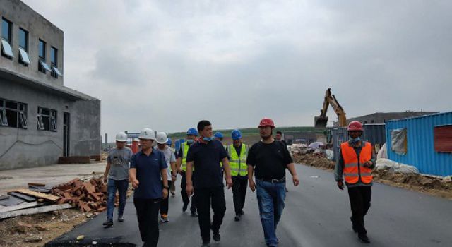 廳執(zhí)法局對(duì)新寧高速房建工程進(jìn)行督查