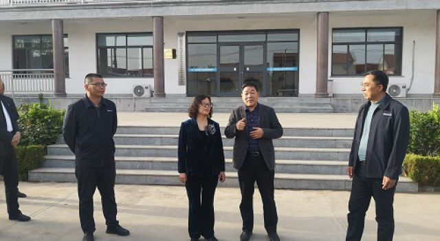 市交通運(yùn)輸局副局長、公司董事長一行蒞臨S229沂邳線改建工程視察指導(dǎo)工作