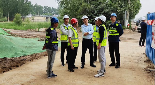 山東高速集團工程部齊輝部長蒞臨日蘭項目進行實地調(diào)研
