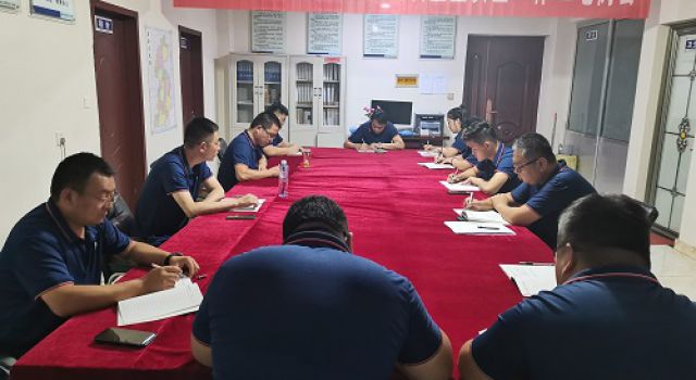 莒縣監(jiān)理處召開8月份質(zhì)量暨安全工作工地例會