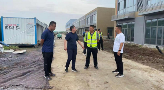 周村區(qū)交通局對(duì)固玄店南路新建工程檢查指導(dǎo)工作