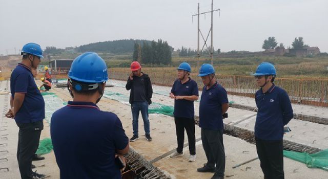 濟(jì)南至濰坊高速公路第二駐地辦組織下轄三四合同段互查