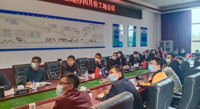 臨臨高速六駐地辦召開四月份工地例會(huì)