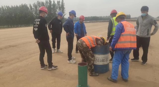 濟(jì)南繞城高速二環(huán)線西環(huán)段項目二分部 首段路床驗收通過