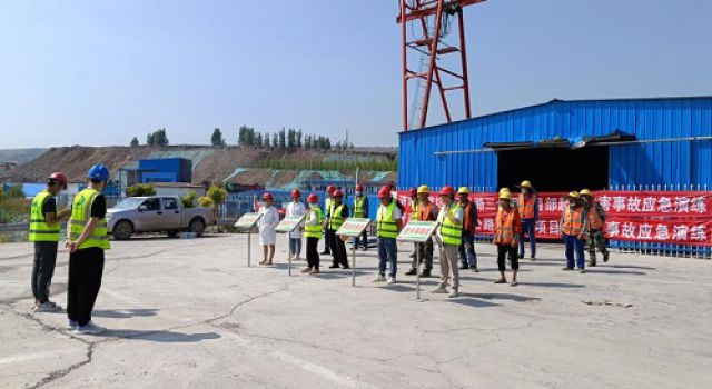 山東高速濟濰高速三合同開展觸電及起重傷害應急演練