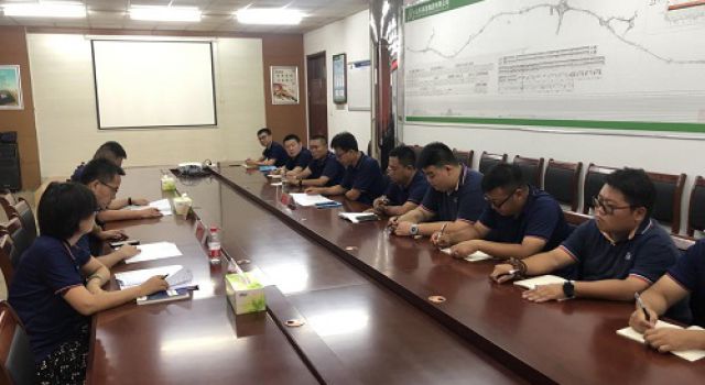 二公司對濟濰高速第二駐地辦進行半年檢查