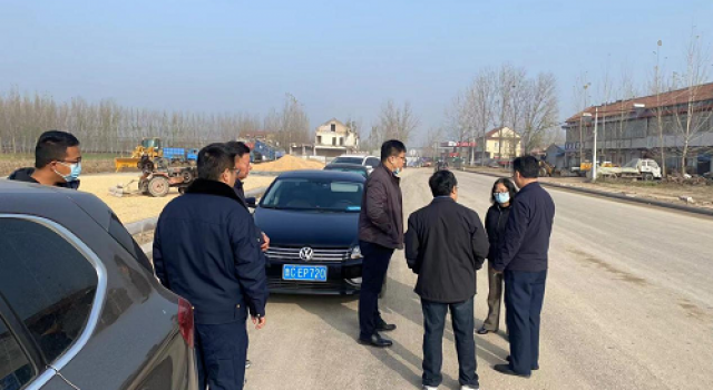 淄博市交通運(yùn)輸局副局長張秀萍蒞臨上海路北延（趙班路）檢查指導(dǎo)工作