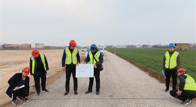 許昌繞城高速XCTJ-3標(biāo)施工便道標(biāo)準(zhǔn)化建設(shè)通過(guò)驗(yàn)收