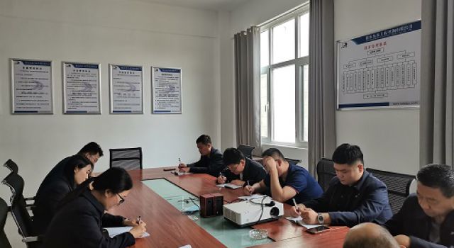 沂南縣X043葛岸線道路提升改造工程總監(jiān)辦召開(kāi)五月份工地例會(huì)