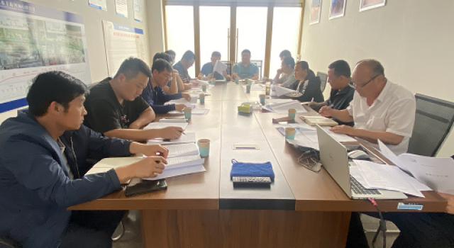 嵐山區(qū)南沿海高架橋項(xiàng)目召開五月份工地例會