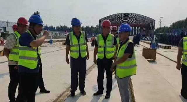 鄒城至濟寧公路工程三工區(qū)箱梁預制場順利通過驗收