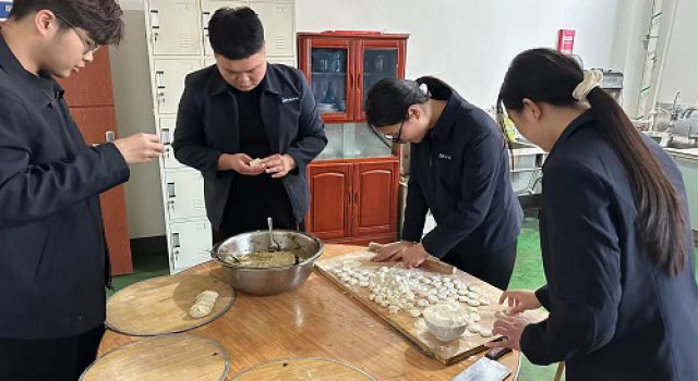 沂南縣交通工程總監(jiān)處慶祝立冬：包餃子、話傳統(tǒng)、增凝聚